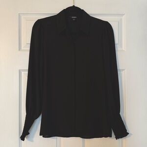 NWOT EXPRESS Smocked Cuff Portofino Shirt